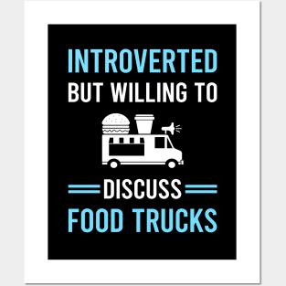 Introverted Food Truck Trucks Posters and Art